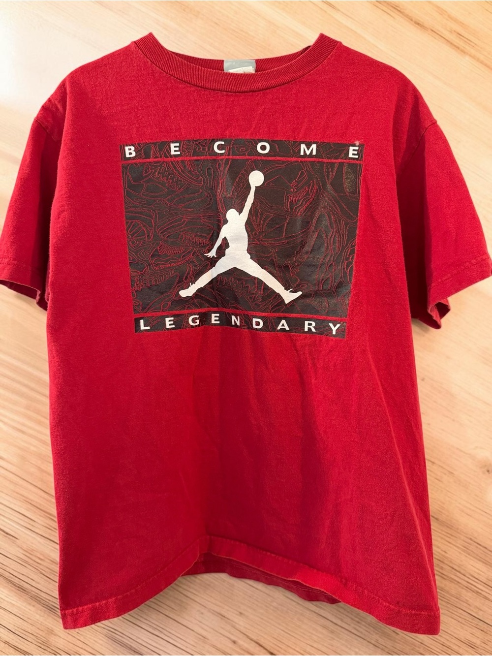 Jordan Jumpman Become Legendary Graphic Tee Youth XL Red